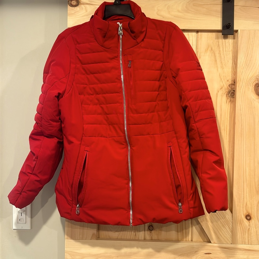 Women’s large, Red, winter jacket - no hood